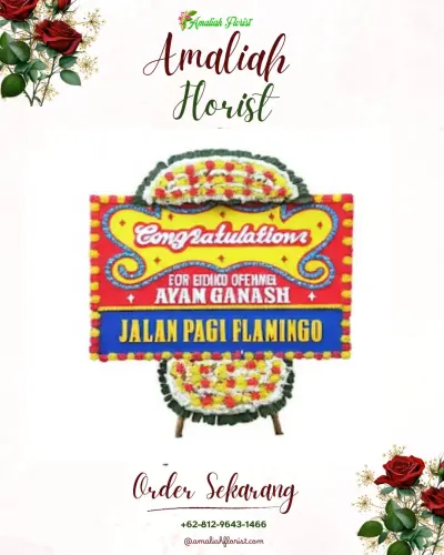 Bunga Papan Congratulation di Lippo Karawaci